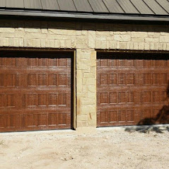 new wood garage doors in manor